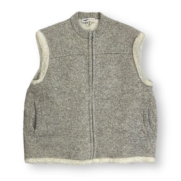 Winona Knits Sherpa Lined Knit Vest Size 2X - Picture 8 of 8